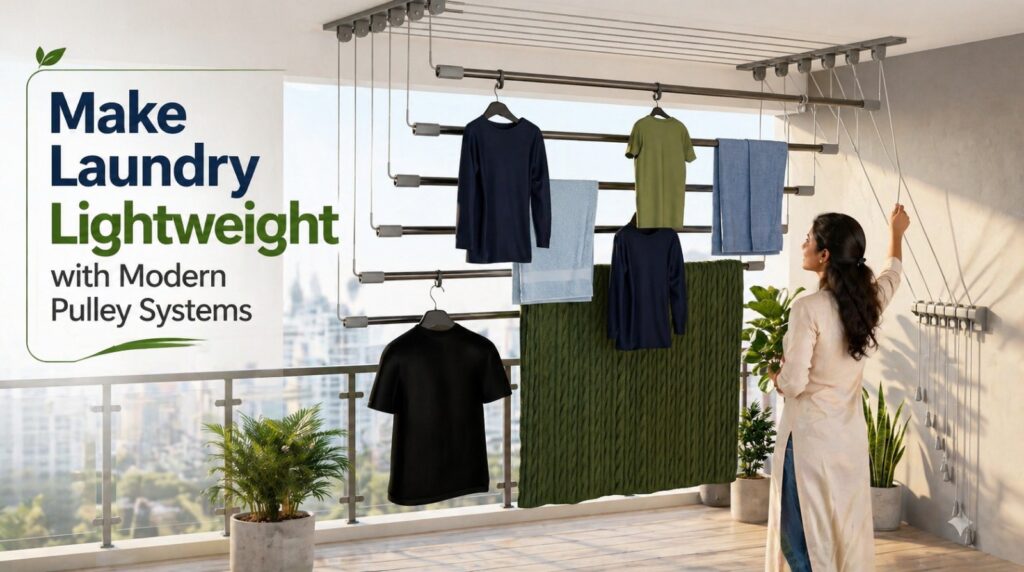 Make Laundry Lightweight with Modern Pulley Systems
